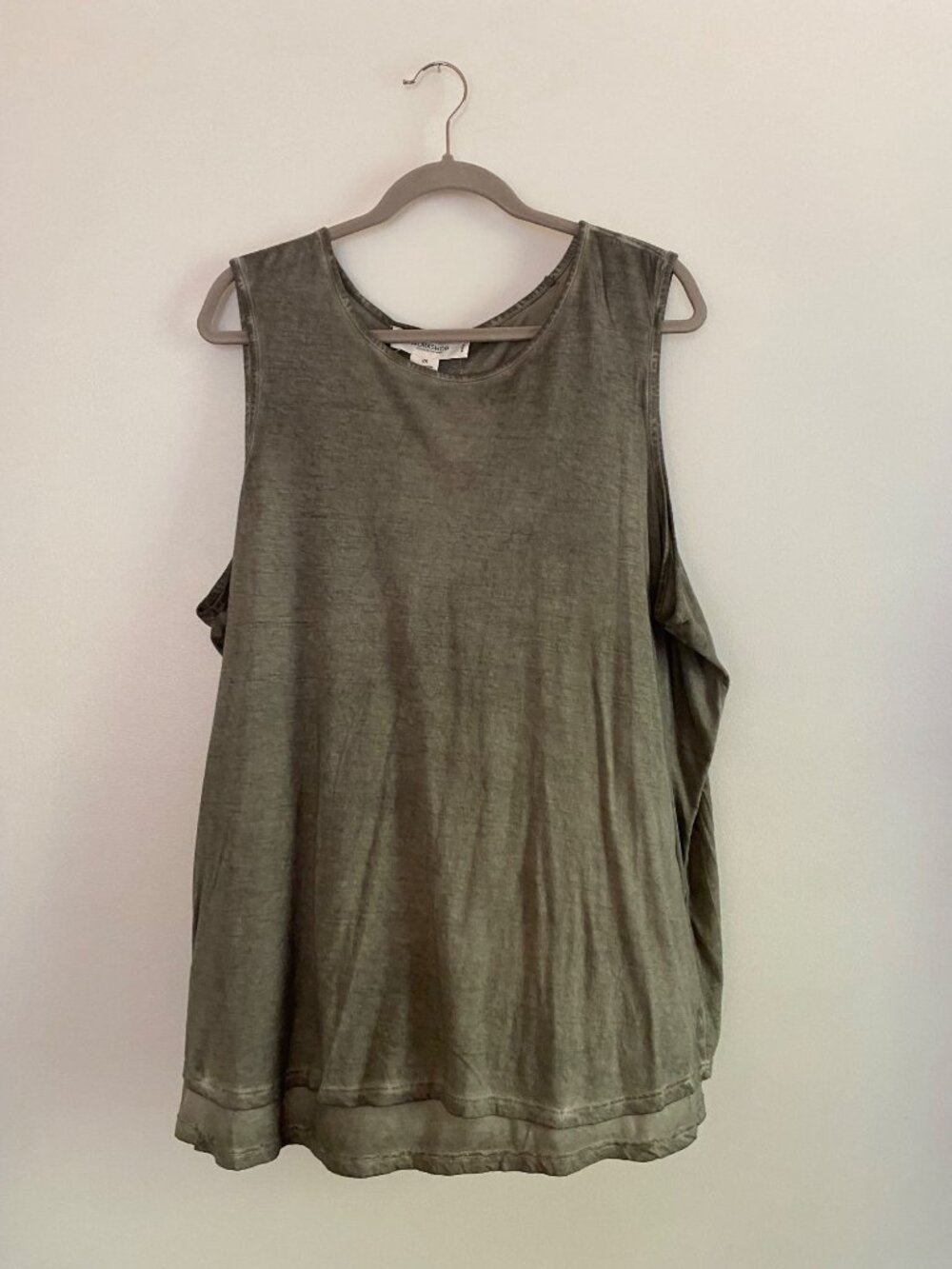 Workshop Republic Clothing New Gray Tank Top Size 2X